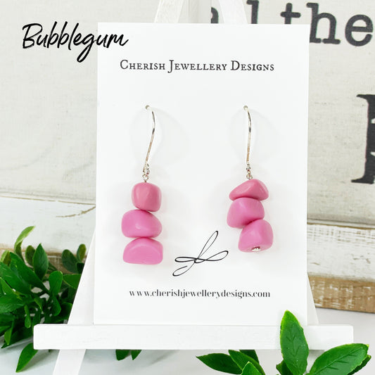 Giana Resin Earrings (8 colours available)