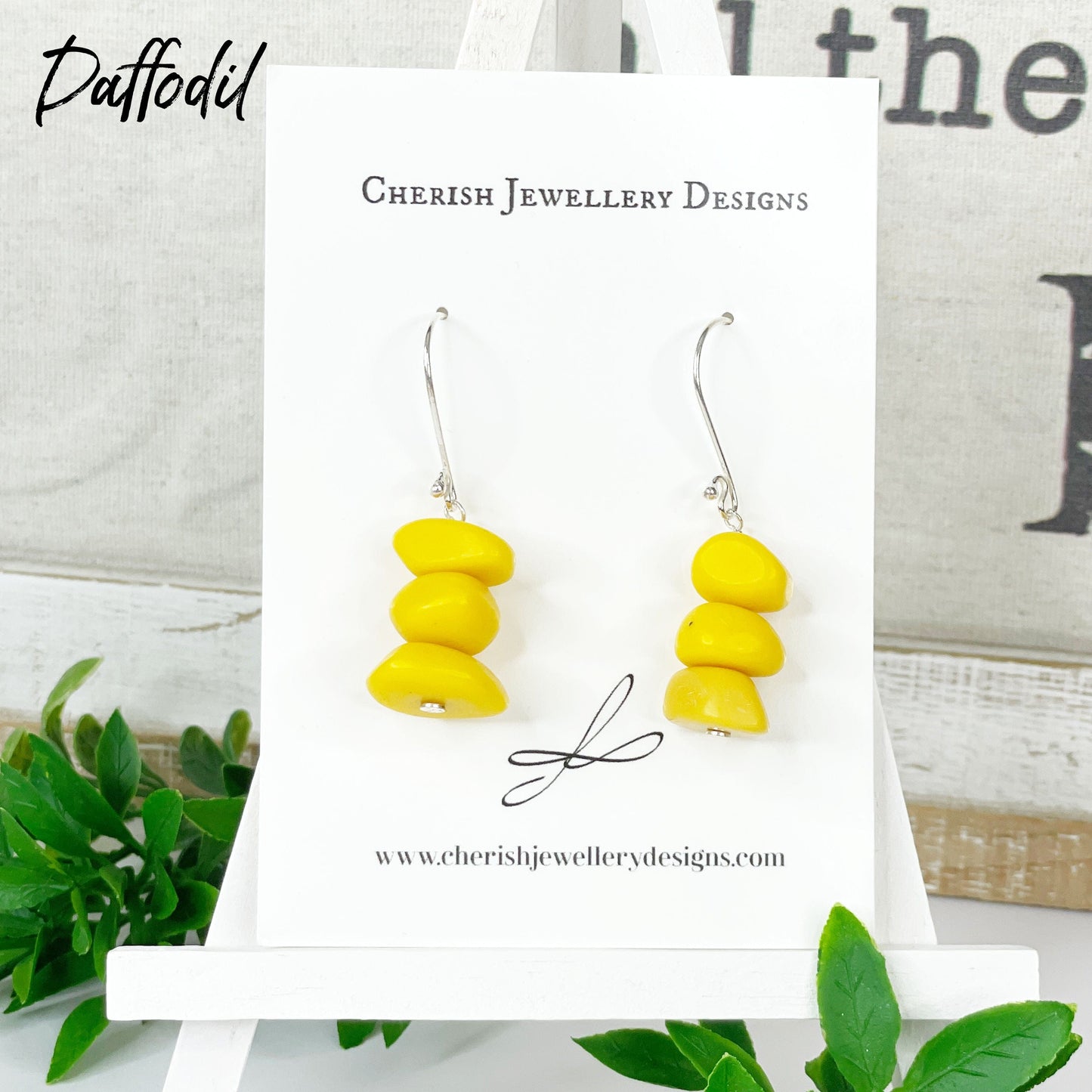 Giana Resin Earrings (8 colours available)