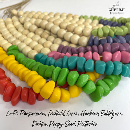 Giana Resin Necklace (8 colours available)