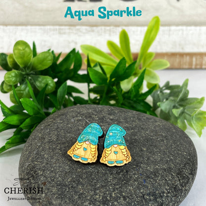 Girl Gnome Stud Earrings