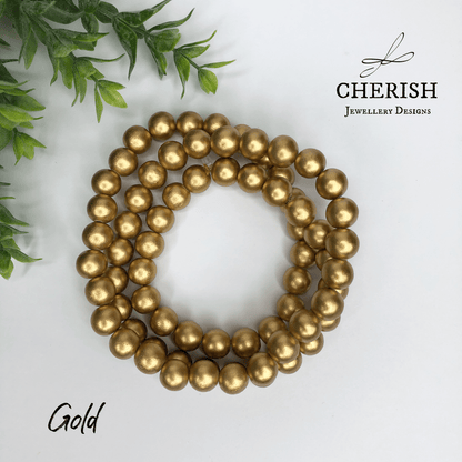 Metallic Classic Timber Necklaces