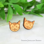 Happy Kitties Stud Earrings