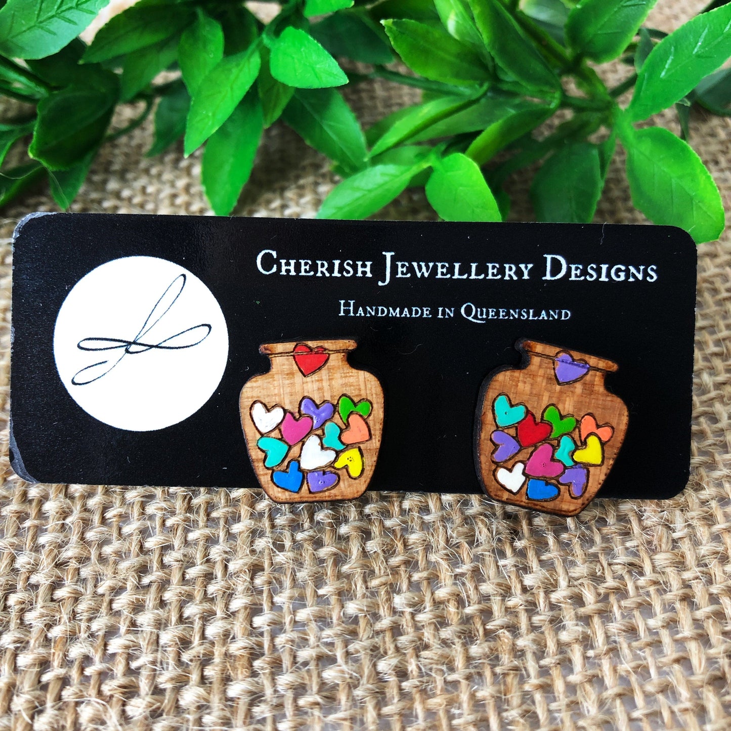 Rainbow Jar of Hearts