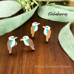 Kookaburra Stud Earrings