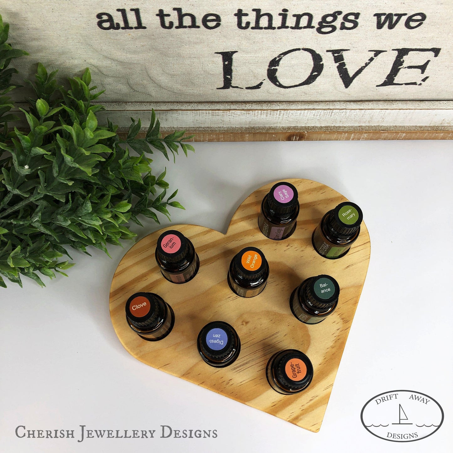 Love Heart Essential Oil Holder