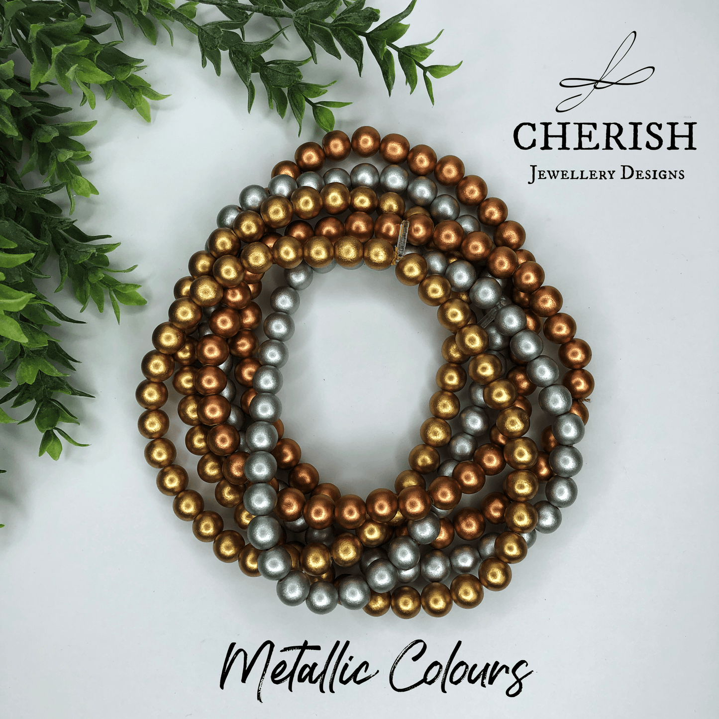 Metallic Classic Timber Necklaces