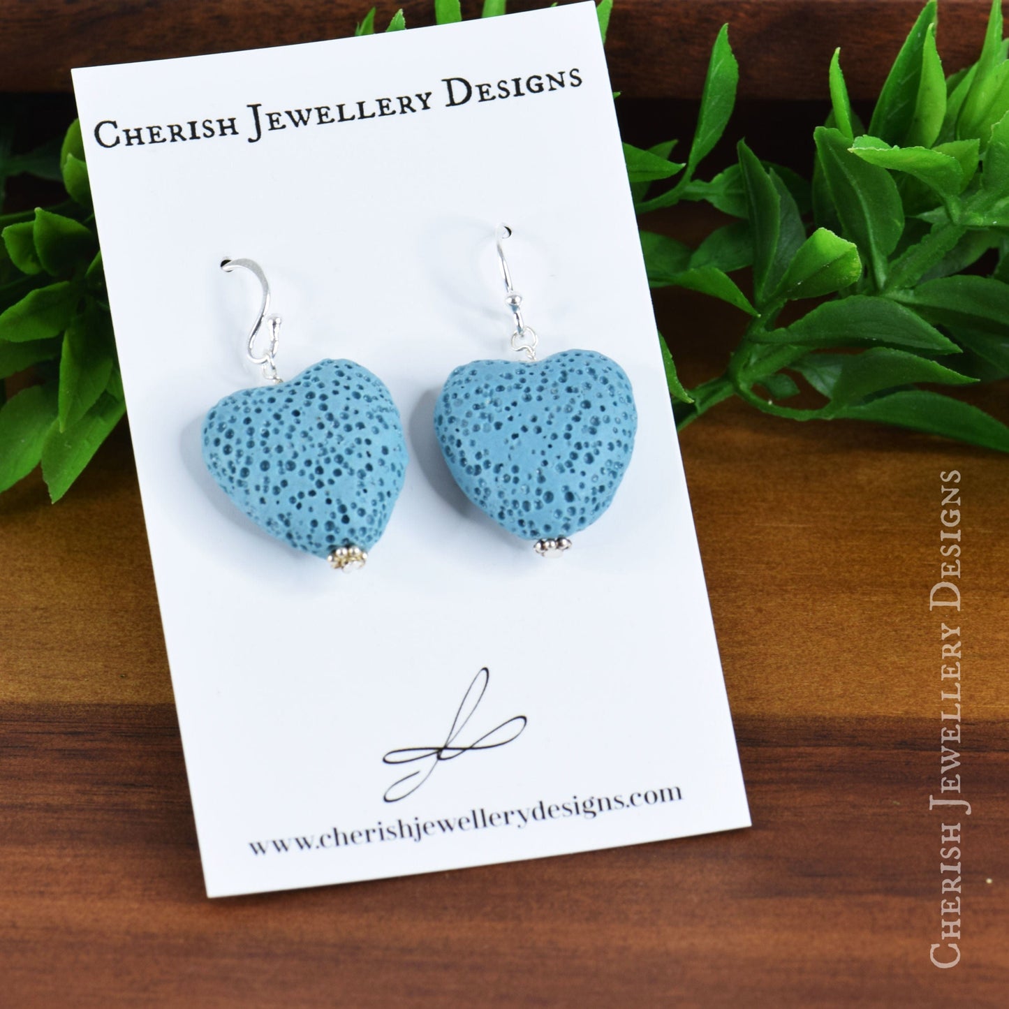 Mini Lava Heart Earrings
