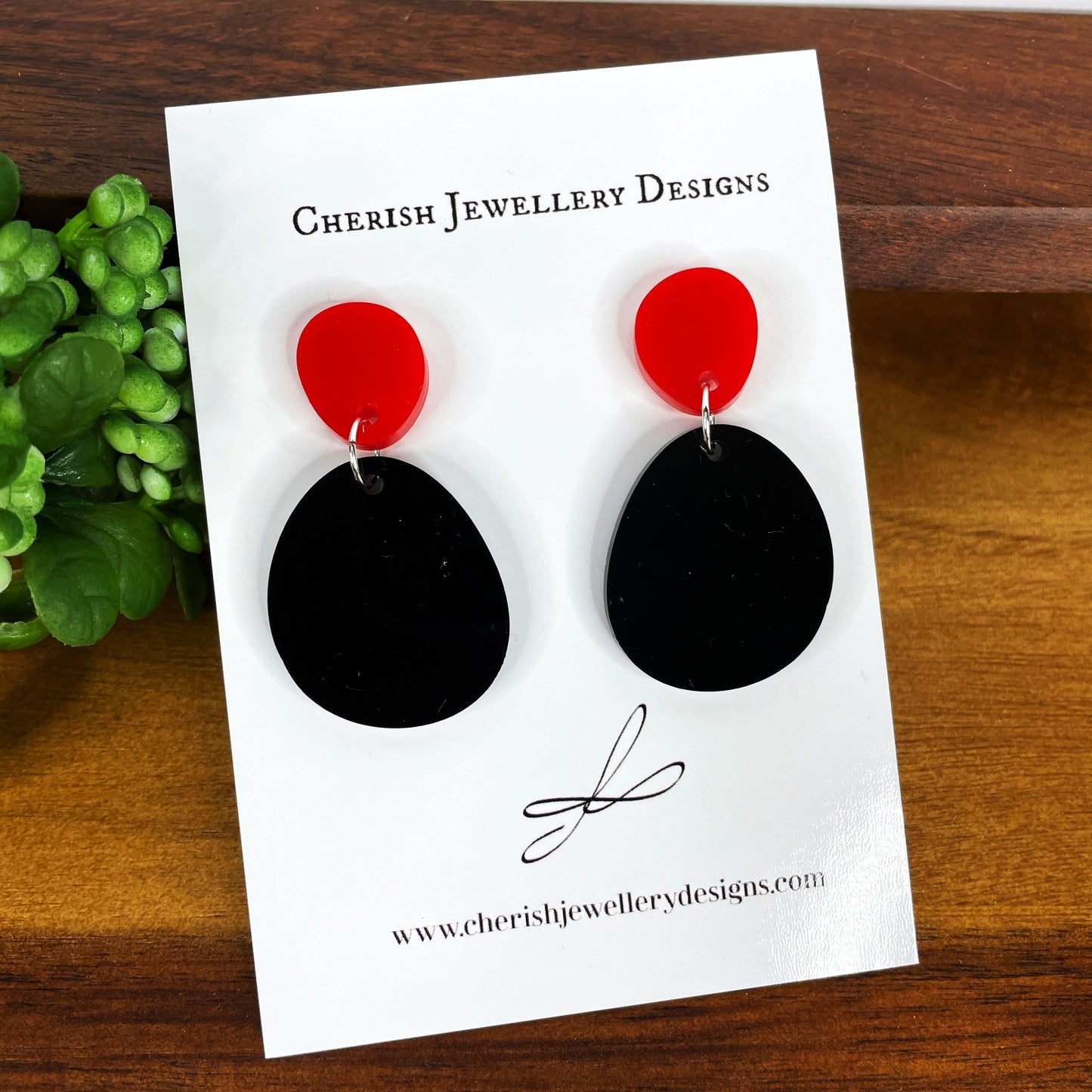 Mini Pond Two Toned Earrings