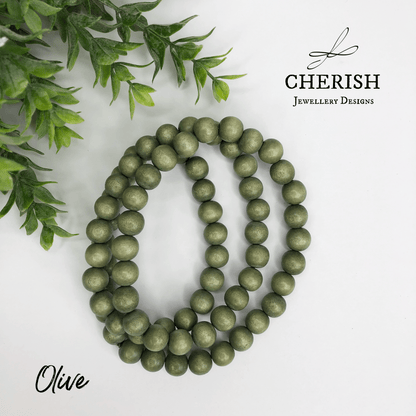 Neutral Colours Classic Timber Necklaces