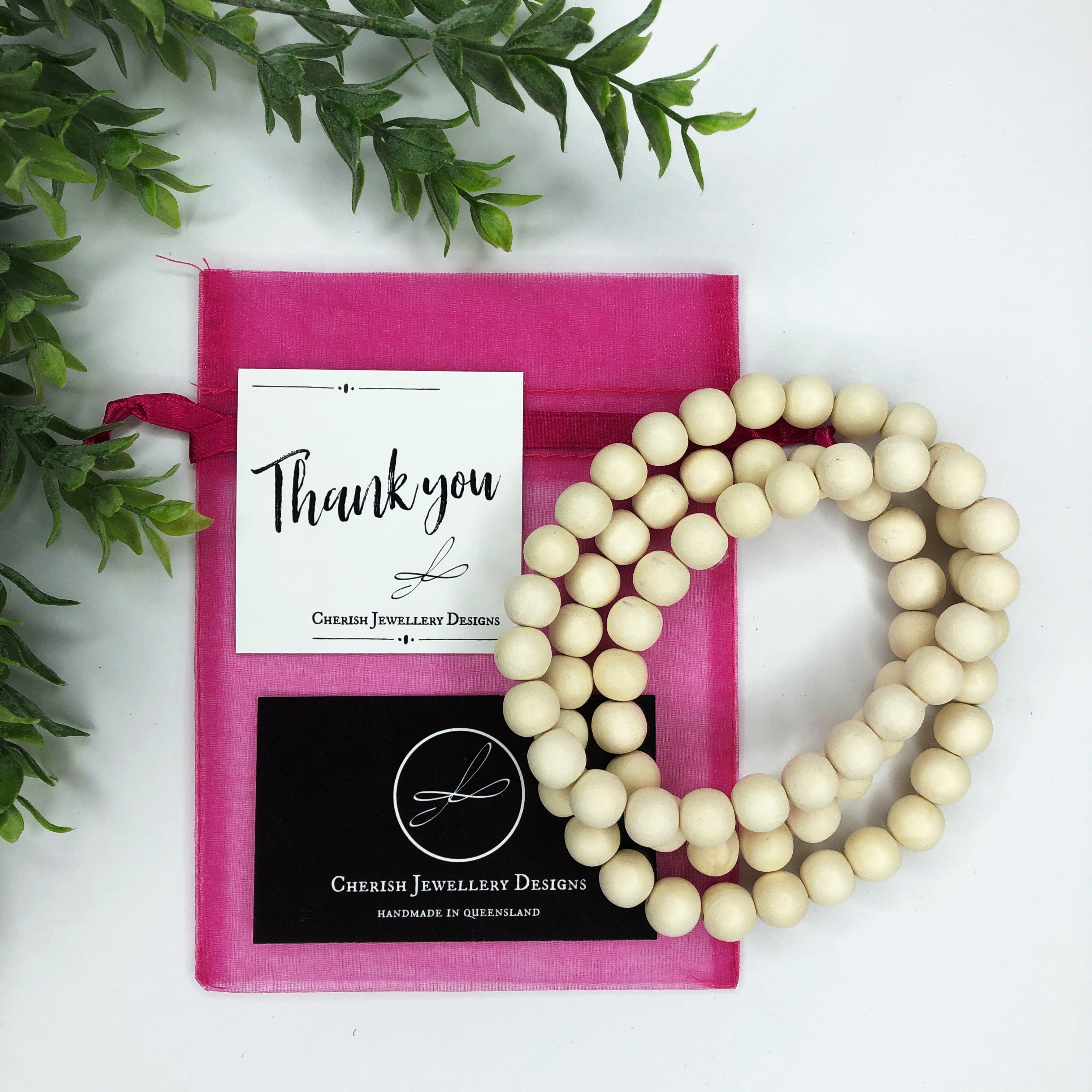 Neutral Colours Classic Timber Necklaces