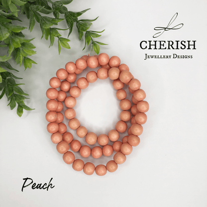 Warm Colours Classic Timber Necklaces